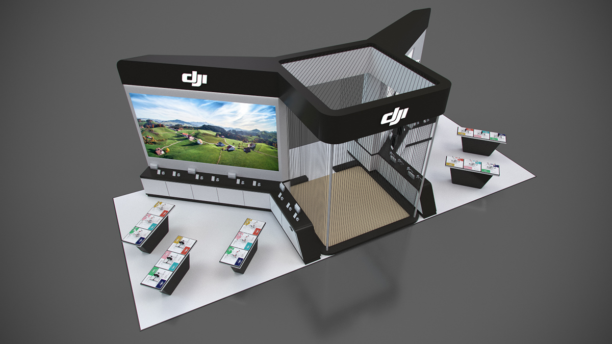 大疆无人机专卖店设计欣赏