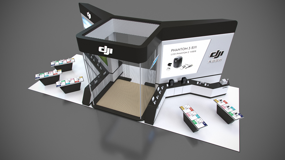 大疆无人机专卖店设计欣赏