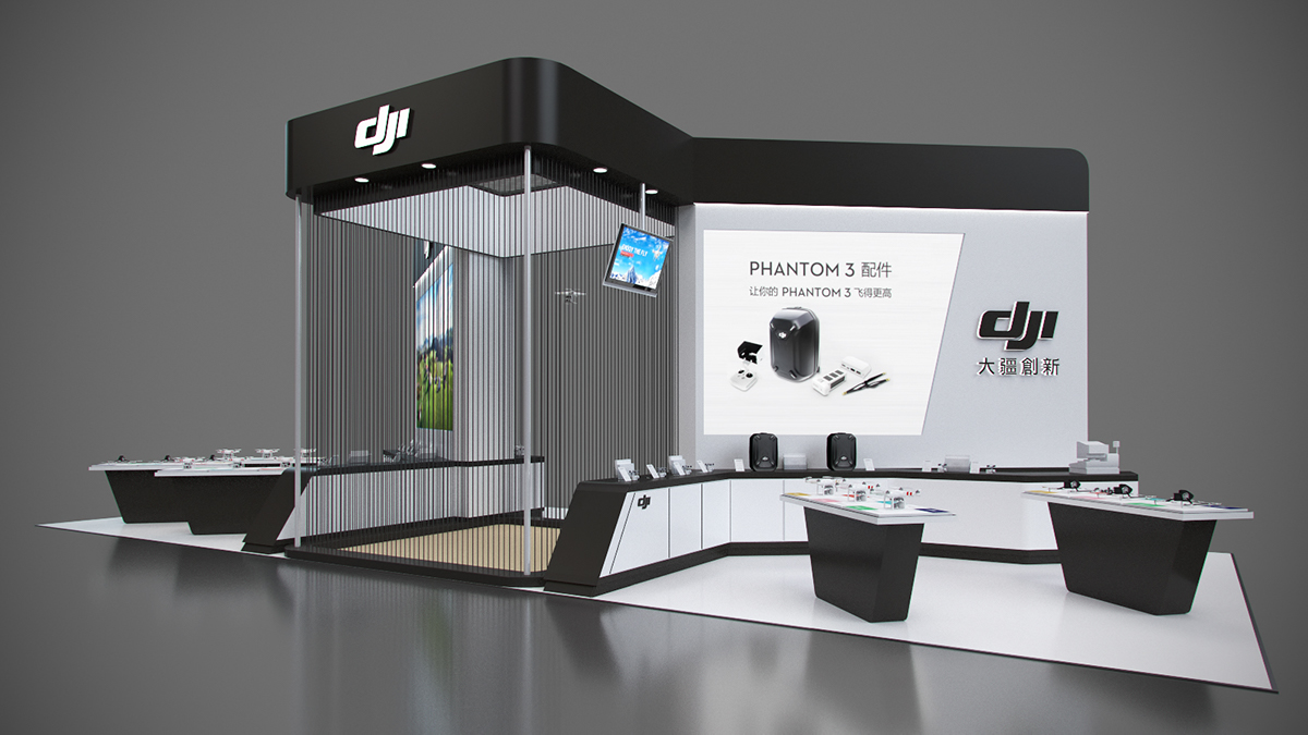大疆无人机专卖店设计欣赏